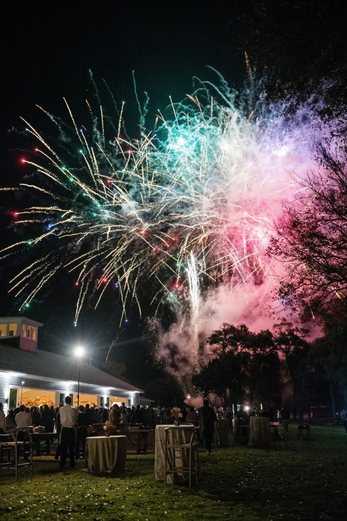 Firework show at the Ritz Engage Summit