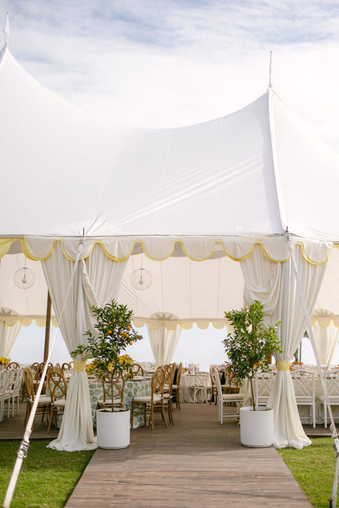 tented Amelia island event