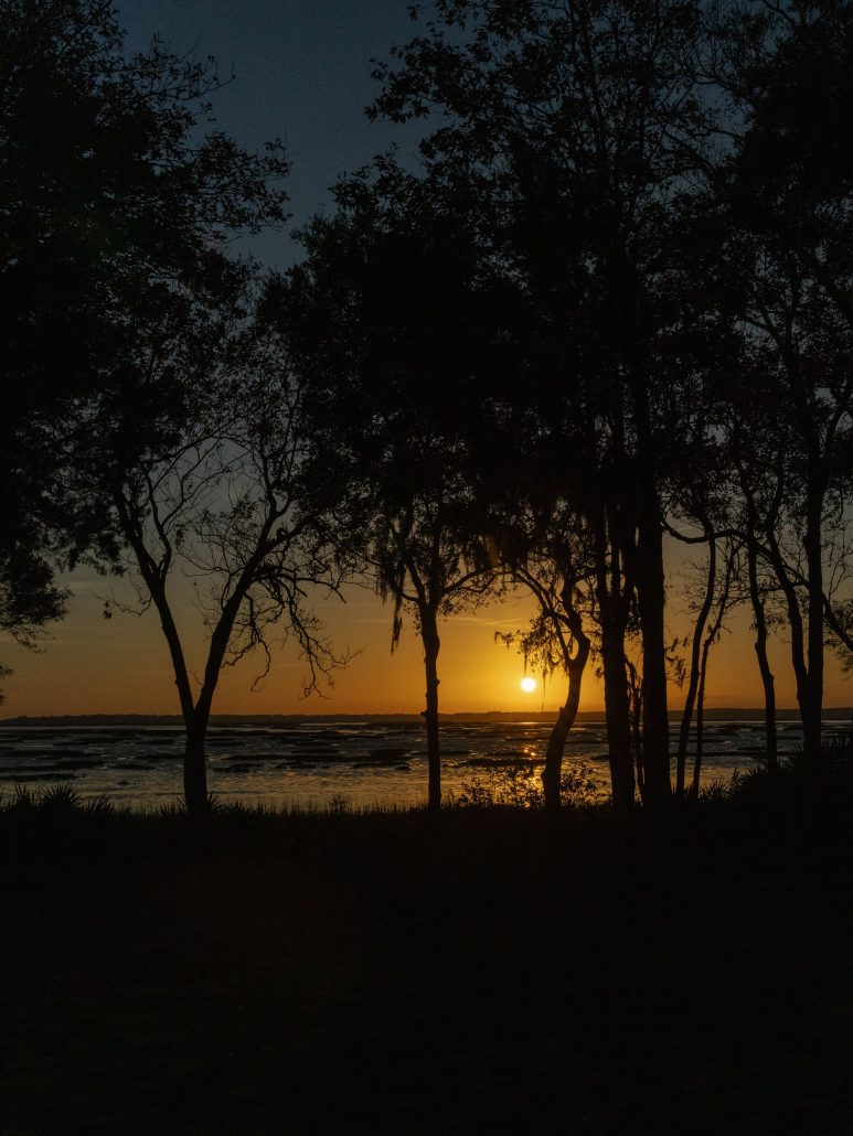 Sunset on the beach at the engage summit