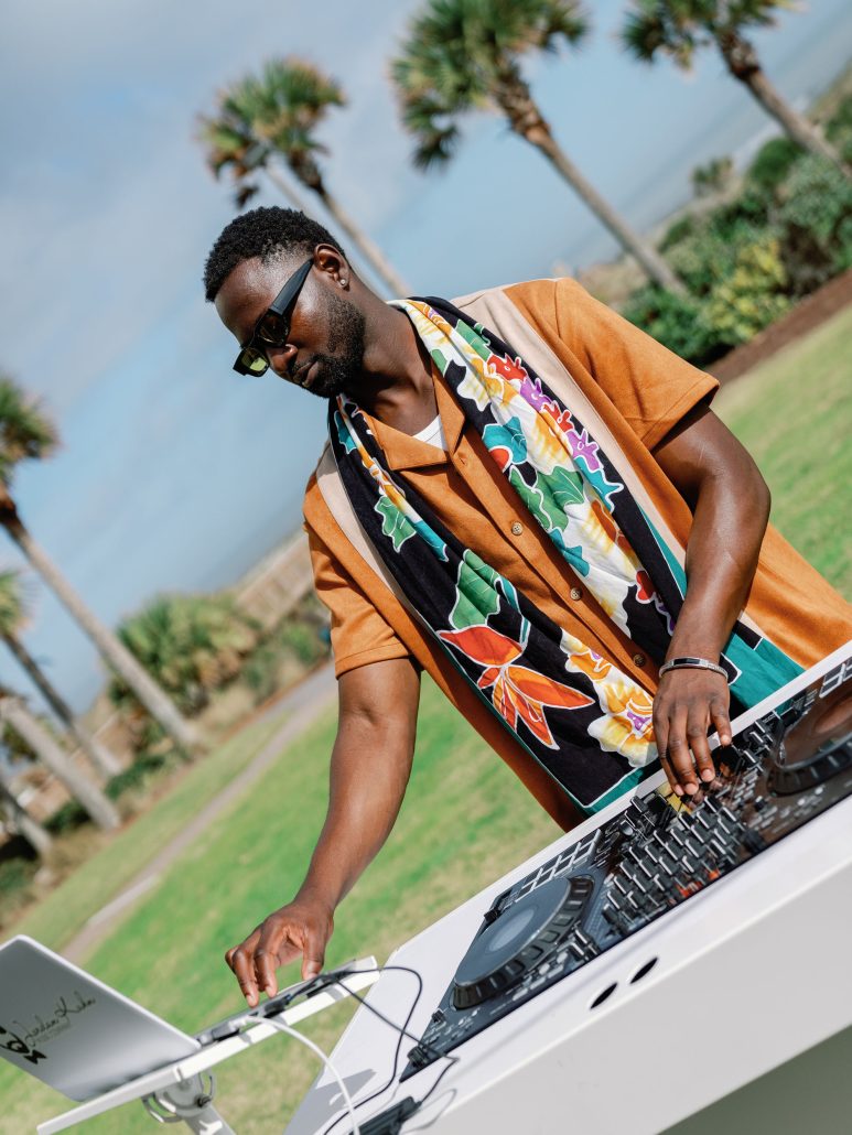 dj at the Ritz outdoor event