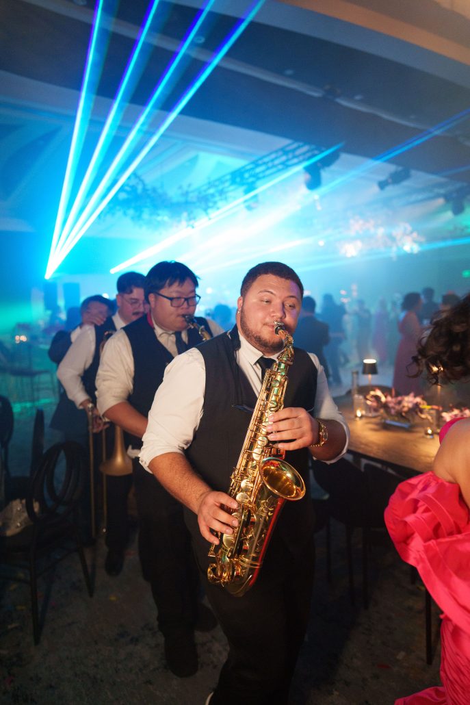 instrument player at the summit event
