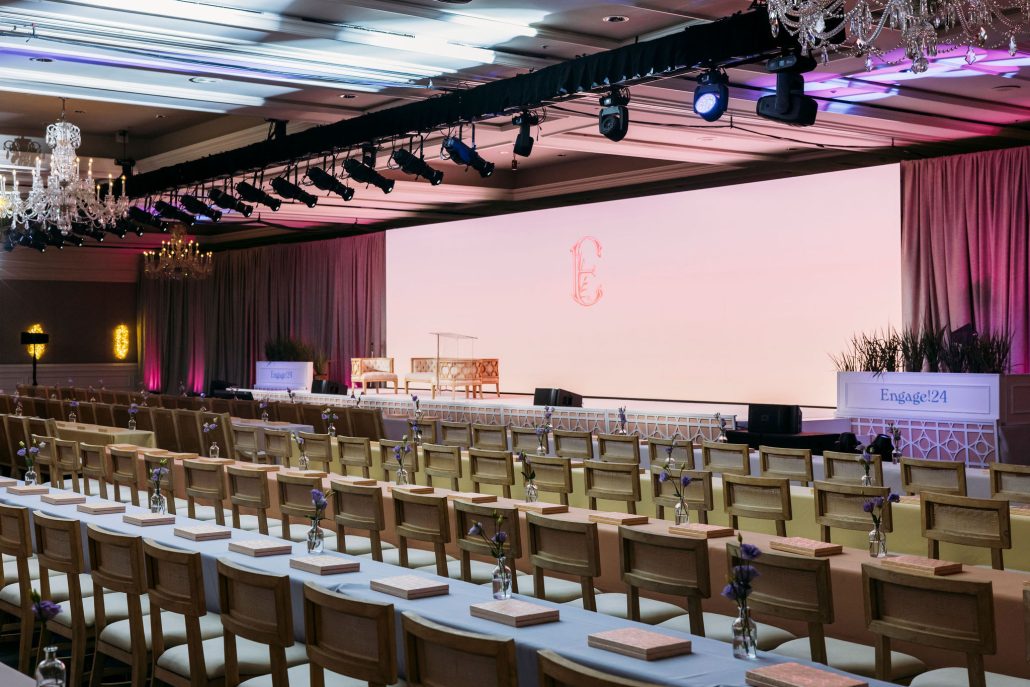 event set up at the Ritz