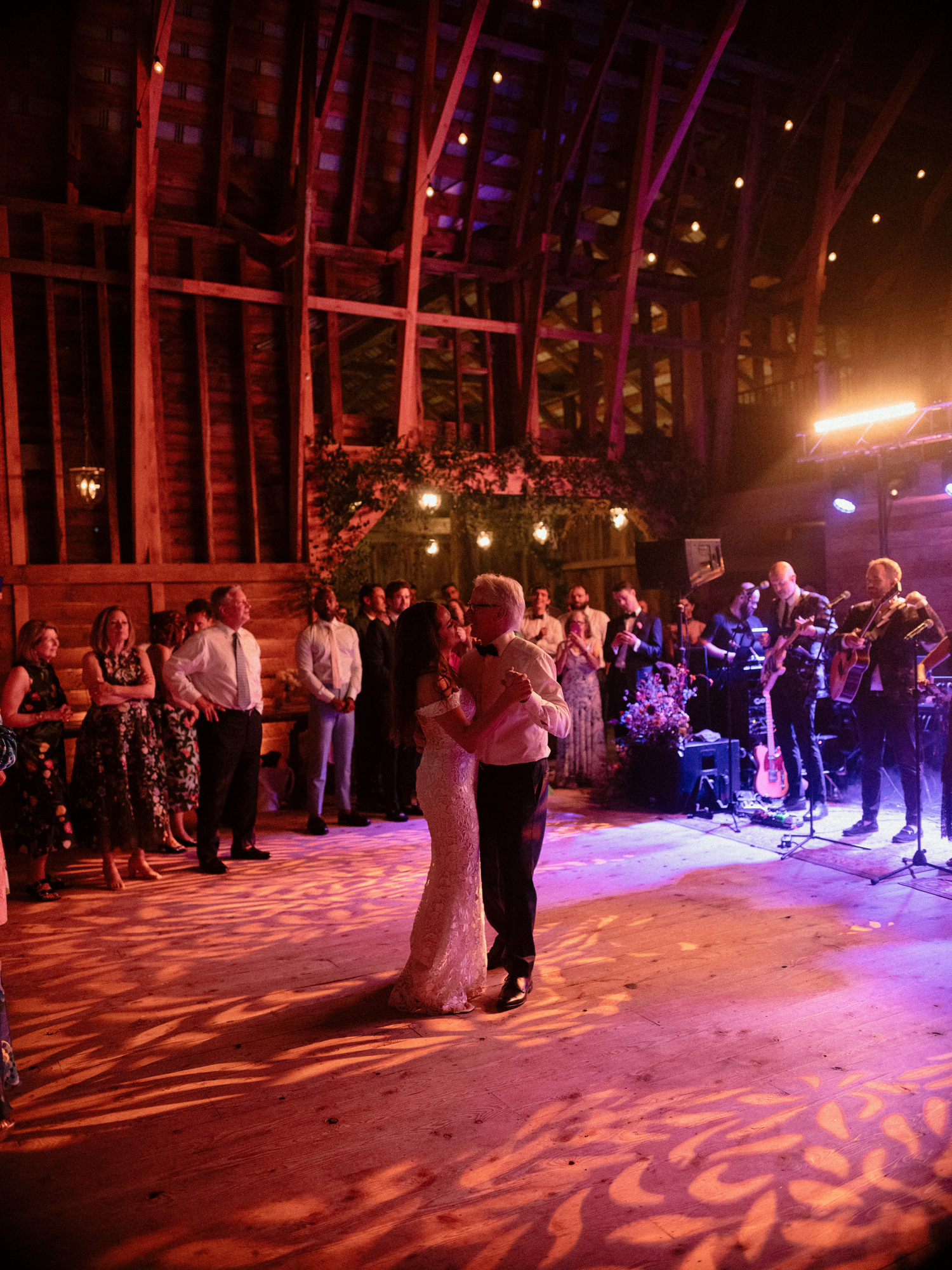 barn wedding father daughter dance