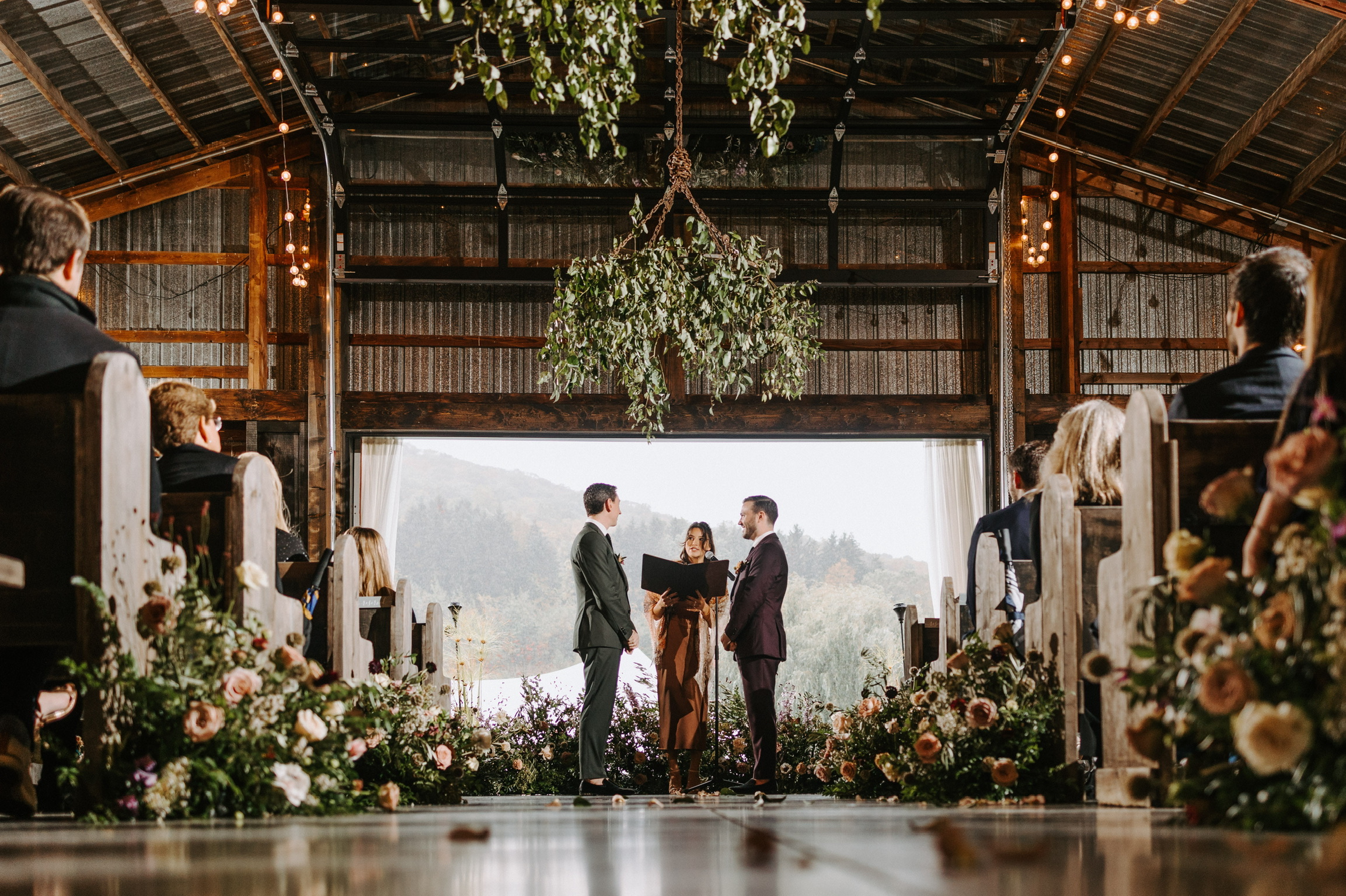 ceremony work of art - 2025 wedding color ideas