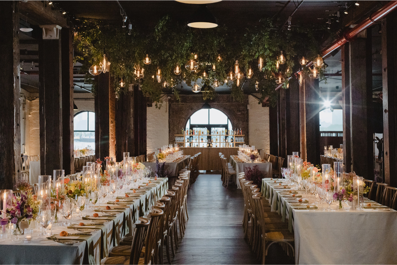 chic wedding design interior 
