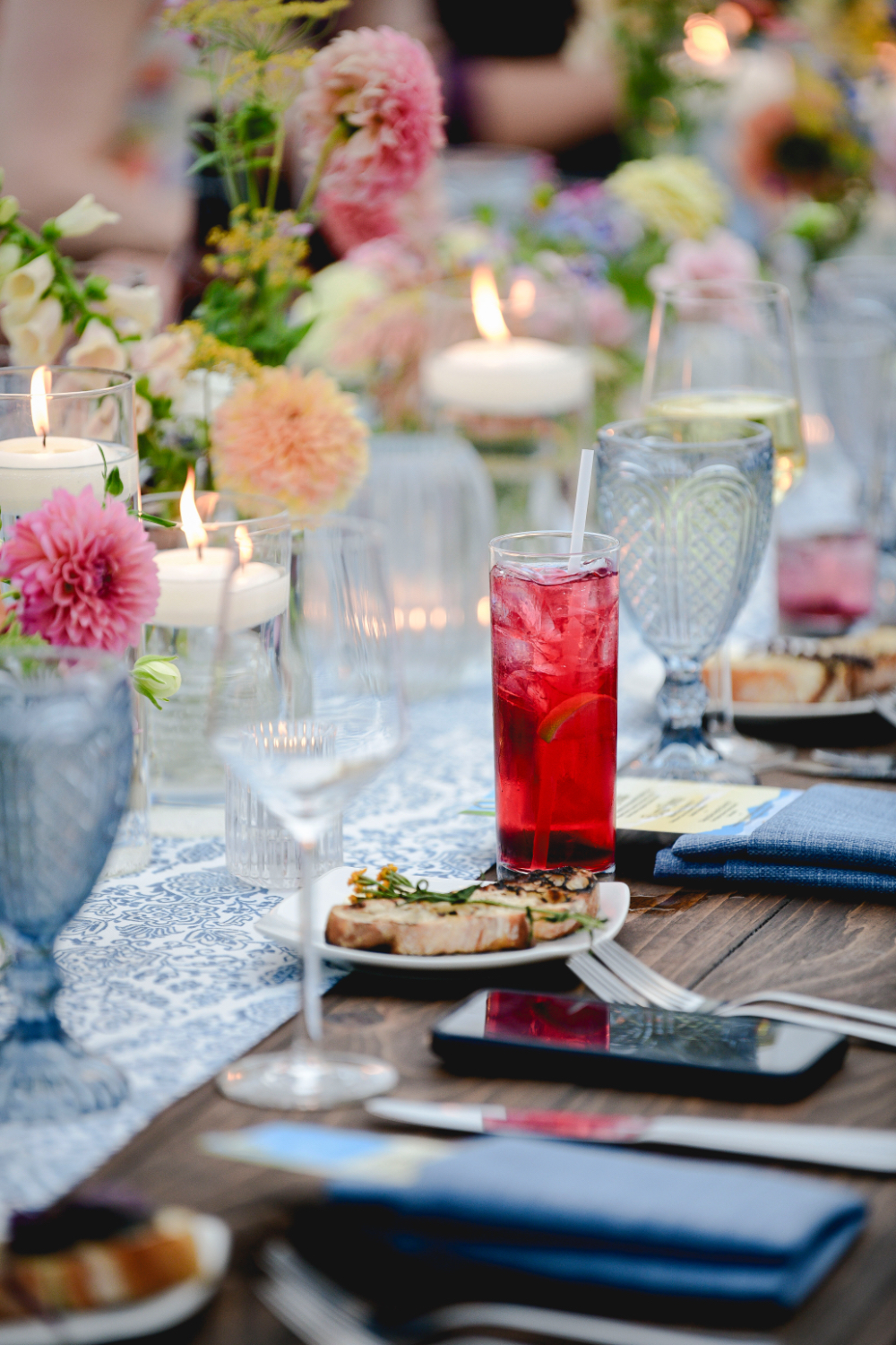 A beautifully presented dish served during the Buttermilk Falls Inn wedding dinner.