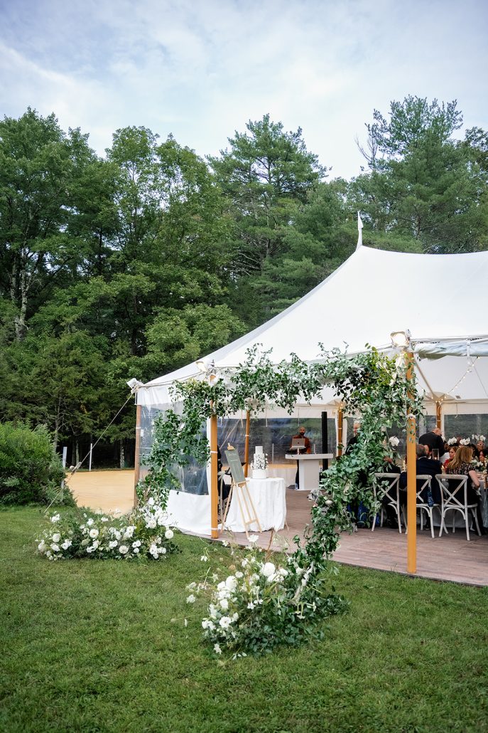 tented wedding in New York outdoor wedding
